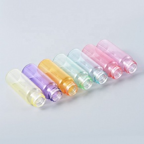 5ml 10ml 15ml 20ml Luxurious Stock Mini Macaroon Glass Bottles Colorful Transparent Essential Oil Press Dropper for Cosmetics