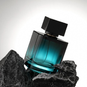 Custom Glass Empty Square 50ml Perfume Bottle 100ml Cube Cosmetic Perfume Packaged