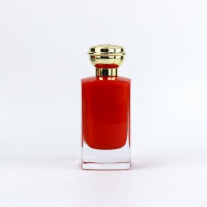 2025 High Quality 50ml Capacity Empty Perfume Bottle Fancy Design with Inner Coating Decoration Free Sample Glass Bottles