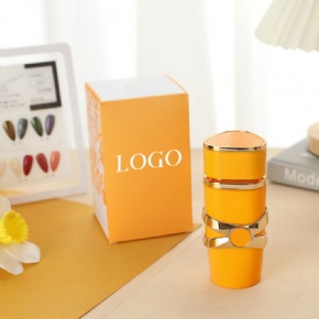 New Design Unique Perfume Bottle with Plastic Cover Luxury Perfume Glass Bottle with Box