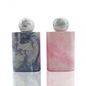 OEM China Made 100ml Square Custom Fancy Empty Craft Perfume Bottle Glass with Plastic Cap