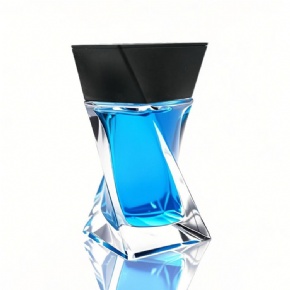 Luxury Glass Perfume Bottle - 75ml Empty Refillable Spray Bottle with Unique Design