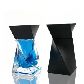 Manufacturer Luxury Unique Design Glass 75ml Empty Perfume Bottle Spray Bottle Portable