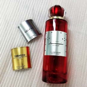Custom Designed Adhesive Sticker Embossed Aluminum Perfume Bottle Labels with Customized Logo Private Metal Perfume Labels