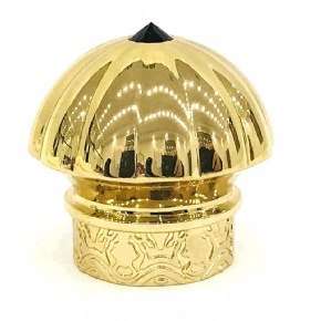 Luxury Manufacturer Fear 15mm Metal Crown Perfumed Zamac Perfume Bottled Bottle Caps Perfume Caps Lids Covers
