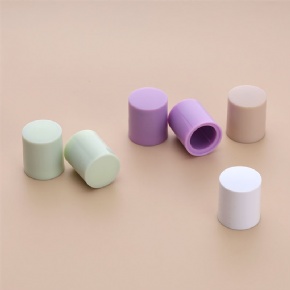 Wholesale MacaronColor ABS 15mm Perfume Bottle Lid Gloss Gold and Silver & Matte Black Matte White