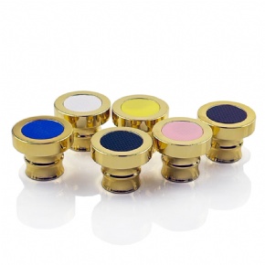 Stocked Ready to Ship Various Color Luxury Arabian Perfume Bottle Cap Gold White Brown Perfumes Caps Plastic
