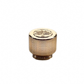 Private Label Custom Embossed Debossed Engraved logo High End Luxurious Electroplated Gold Silver Perfume Zamac Cap 15mm