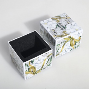 Biodegradable Recyclable With Lid Custom Foam Insert Boxes Gift Box Packaging for Skincare Eye Cream Candle