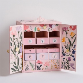Factory Advent Calendar Gift Box DIY Gift Packing Box Custom Design Advent Calendar Paper Box